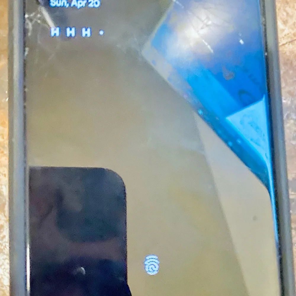 Google Smartphone in Black with Blue Tint